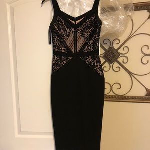 Black cocktail dress